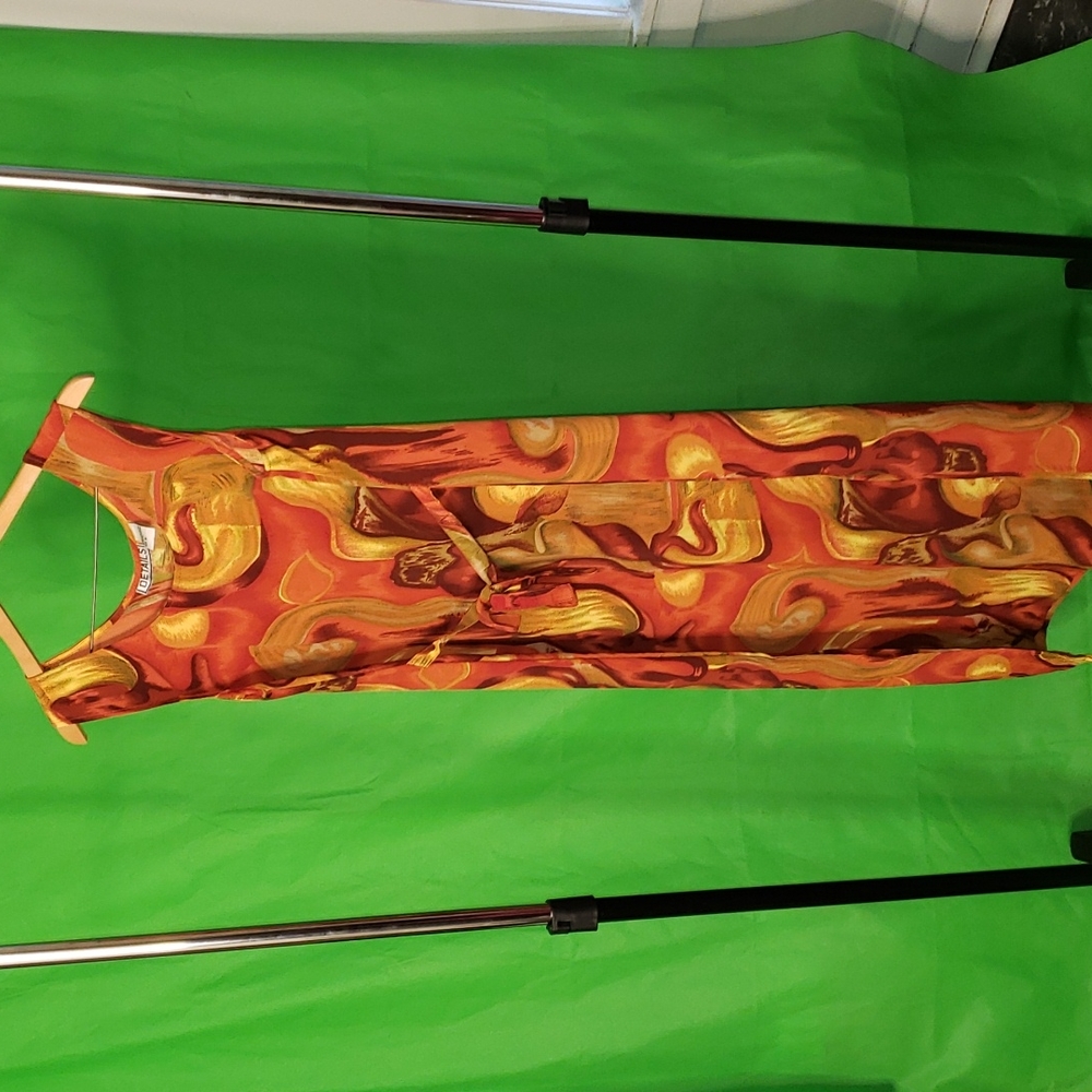 Long Printed Dress - Picture 2 of 4